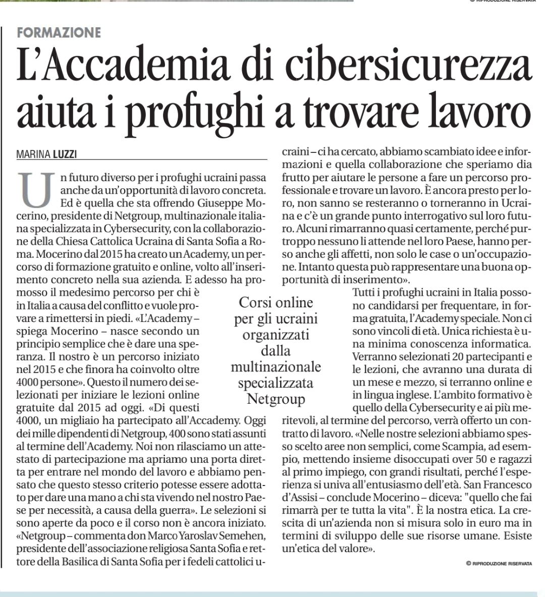 Cyber 4 Ukrainians Articolo