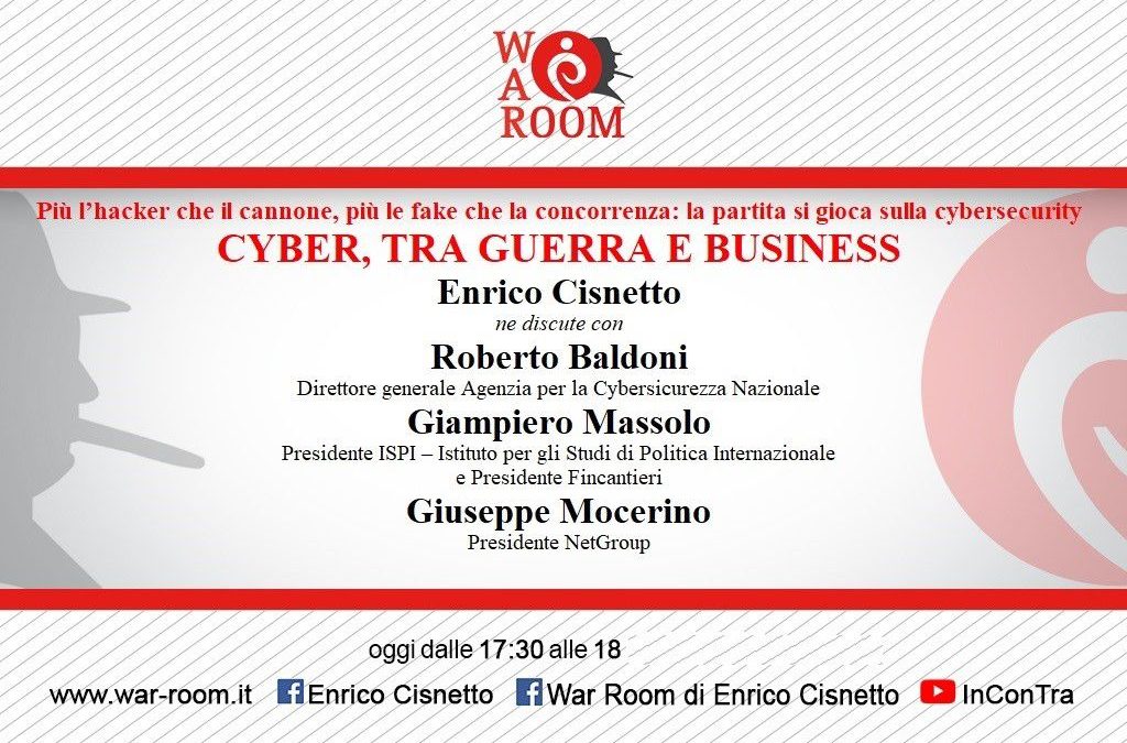 Il nostro Presidente, Giuseppe Esposito Mocerino, ospite alla trasmissione “War Room” di Enrico Cisnetto
